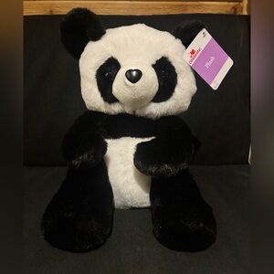 Adorable Medium Panda Plush, Black and White, 12",  by Way To Celebrate.